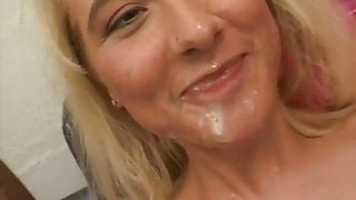 Amateur teen girlfriend gangbang with huge facials